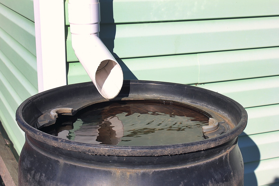 Rain Barrel Installation 